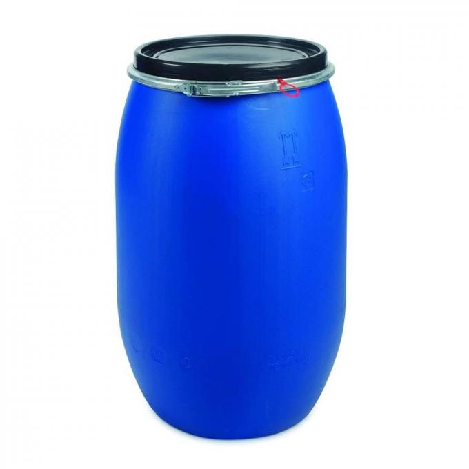 Artigo # PDO0055GB40002, cilindro principal aberto plástico azul de 55 galões, alimento…
