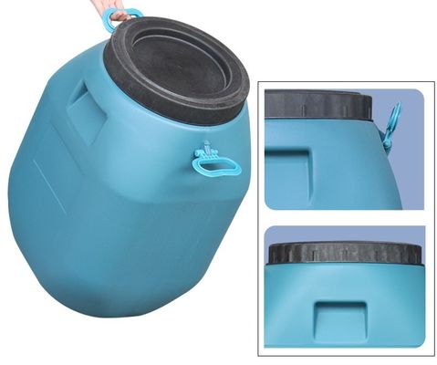 Cilindro quadrado plástico químico 80*47mm do recipiente 50L do tambor do HDPE