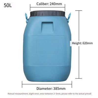 HDPE cilindro plástico de 50 litros reusável para a indústria química ISO9001