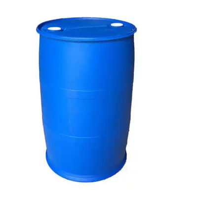 cilindro químico plástico do tambor do HDPE 100L azul e produto comestível branco empilhável