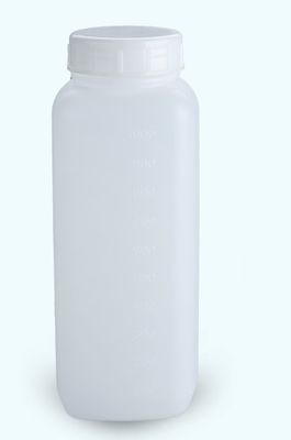 Garrafas de plástico de 1 litro de boca grande em alimentos, produtos farmacêuticos, químicos e novo HDPE