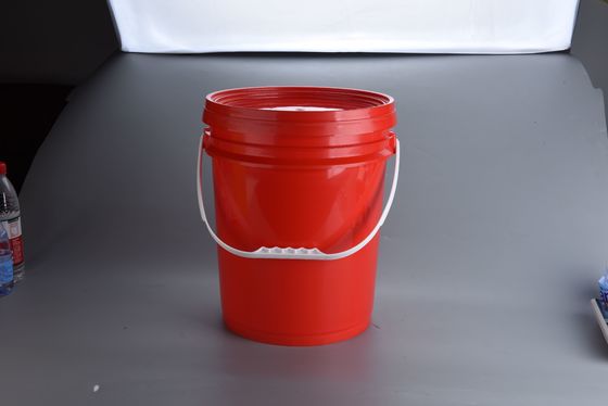 Balde de tinta plástica personalizável de 18L para embalagens químicas com vários tamanhos disponíveis