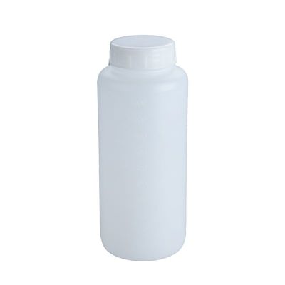 1L garrafa de plástico redonda recipiente de plástico HDPE