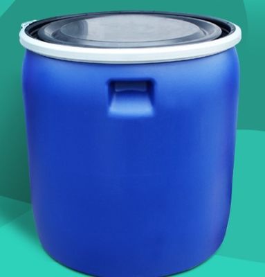 150L Ferreira de aro azul meio aberto tambor redondo tambor de embalagem de plástico químico