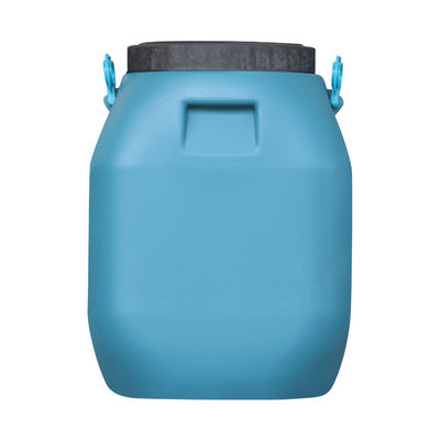 do cilindro plástico azul do tambor do quadrado 50L cubeta removível ISO9001 químico