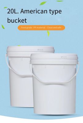 ODM 20 cubeta plástica do produto comestível do HDPE 20L do cilindro do litro para a pintura