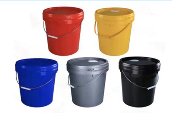 Densamente cubeta plástica vazia 20L multicolorido inoxidável da pintura de 1.4mm