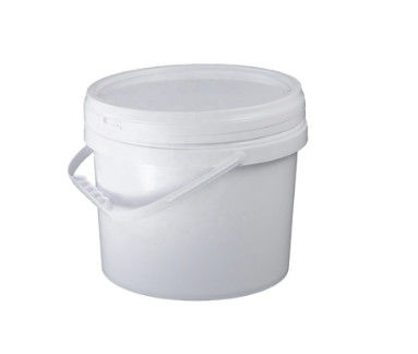 da cubeta plástica da pintura de 20cm cubetas brancas de pouco peso do galão as cinco engrossaram