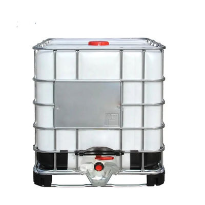 Recipiente químico empilhável 1000L IBC Tote White plástico de IBC