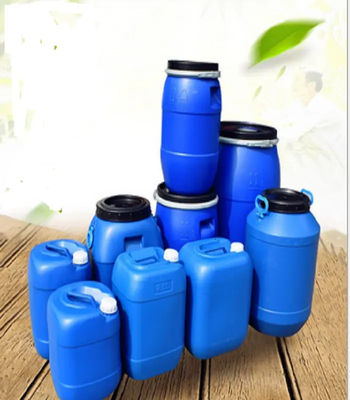 Cilindro plástico superior aberto do HDPE 125L para a cor azul dos bens do armazenamento
