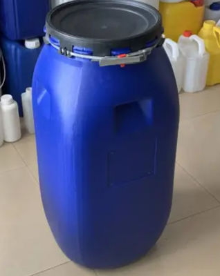 HDPE tambor plástico superior aberto azul do cilindro plástico de 60 litros inodoro