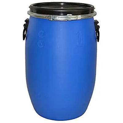 Da cubeta azul química azul plástica do cilindro do recipiente 160L do HDPE parte superior aberta