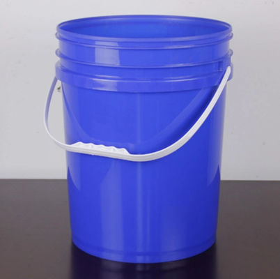 Cubeta plástica do armazenamento durável do HDPE da cubeta da pintura 20L com punho da tampa