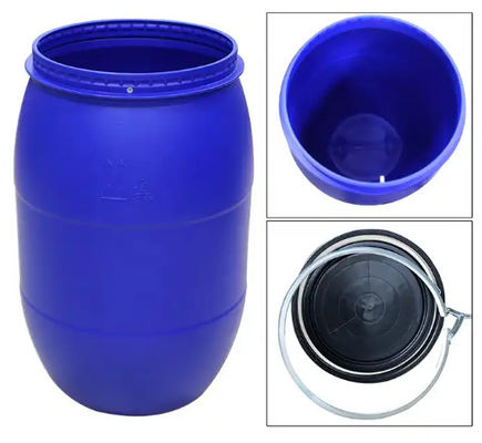 Barril superior aberto plástico azul 394*880mm do tambor do cilindro de armazenamento do alimento do HDPE