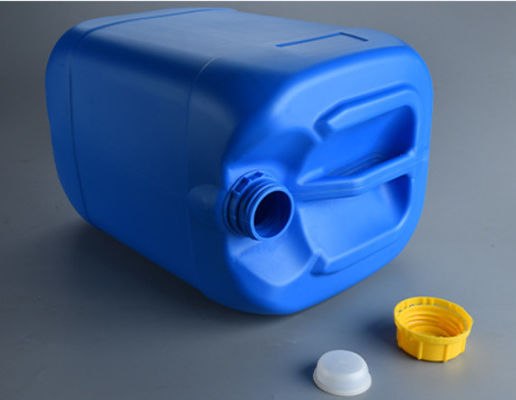 25L Barril fechado de boca pequena Resistente a ácidos e álcalis PE Barril de empilhamento grosso Barril químico azul