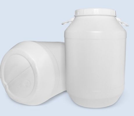 50 L de tambor de enzimas brancas de revestimento químico de plástico de HDPE