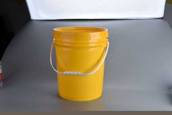 Balde de tinta plástica personalizável de 18L para embalagens químicas com vários tamanhos disponíveis